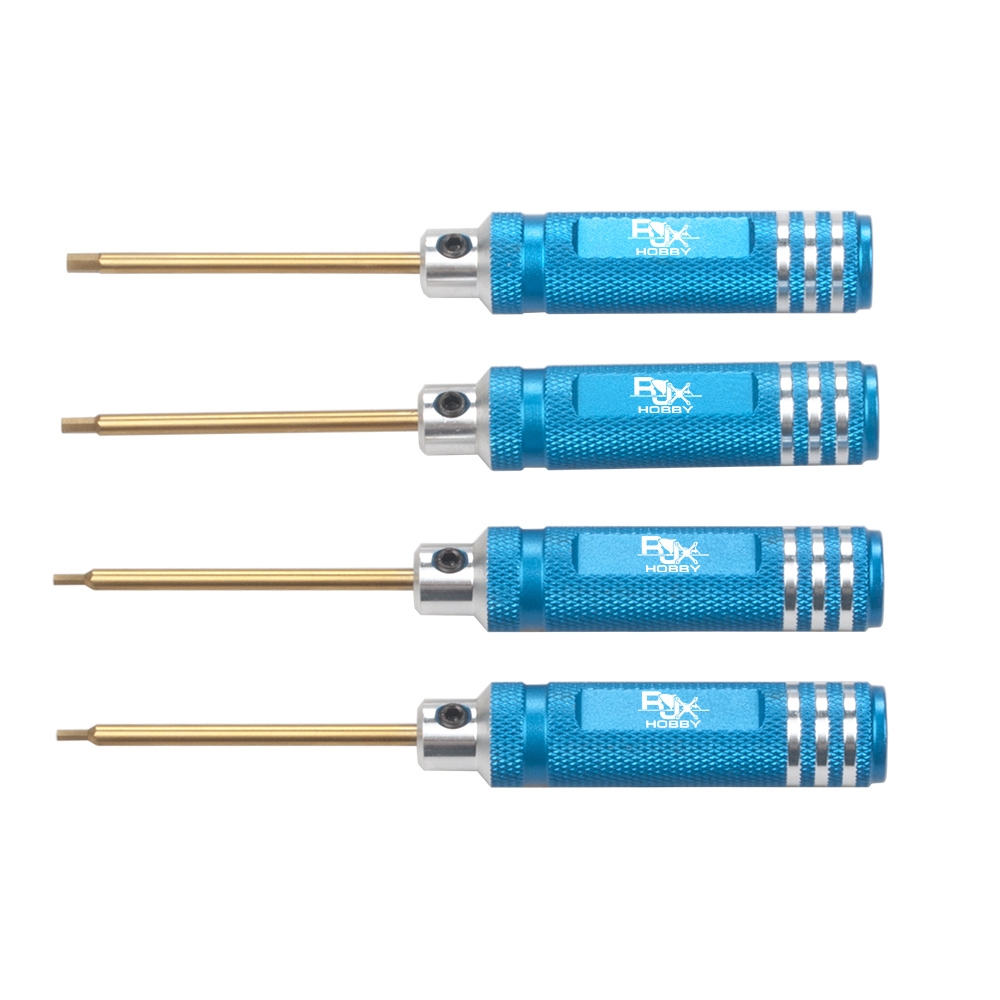 RJXHOBBY Mini Hex Wrenches Screwdriver Tools 1.5mm 1.65mm 2.0mm 2.5mm for RC Drone 4 PCS