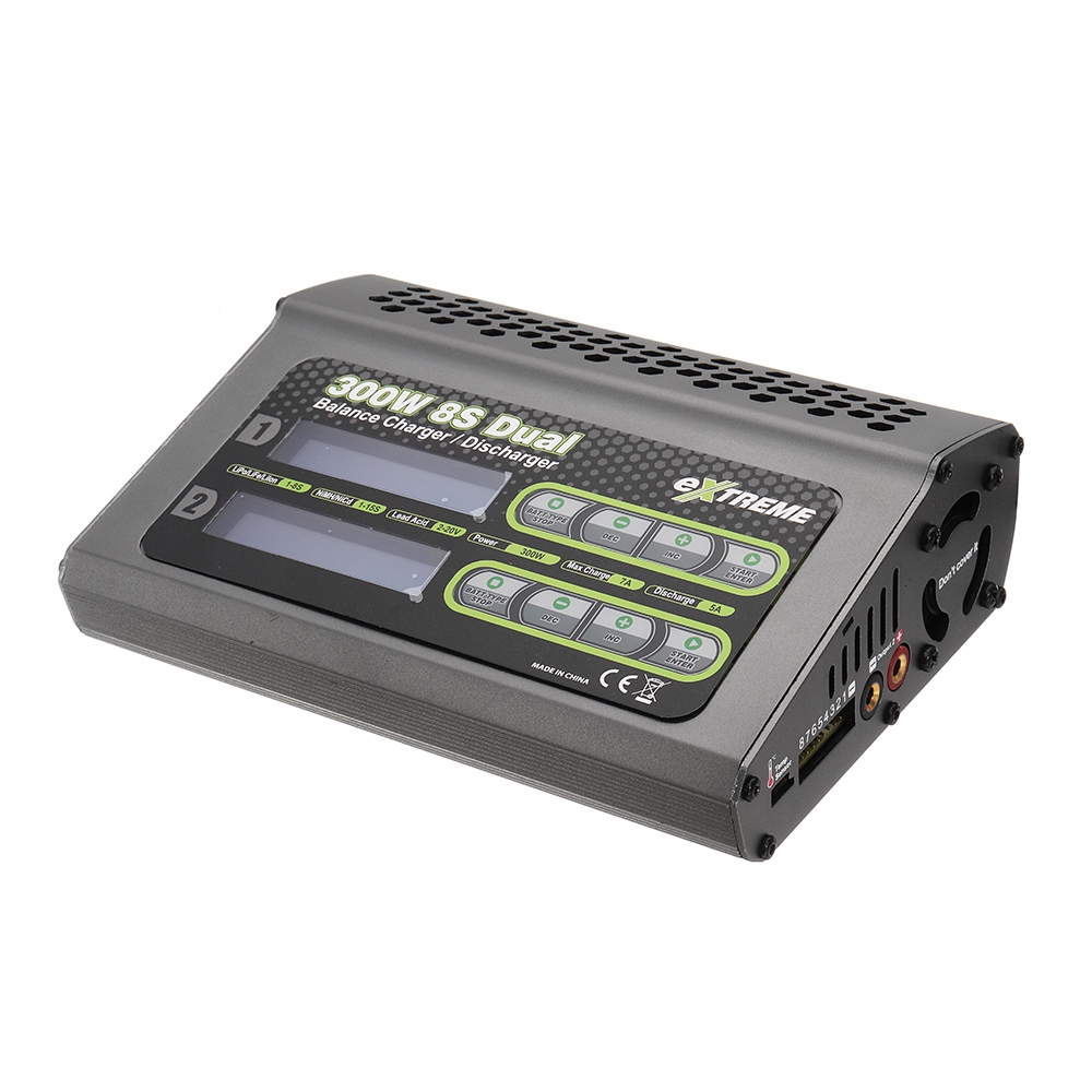 SKYRC Extreme 2X150W 7A Dual DC Balance Charger Discharger For 1-8S Battery