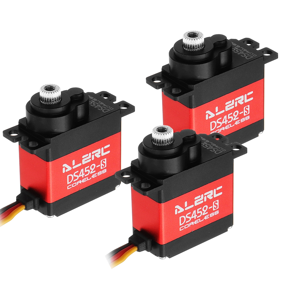 3PCS ALZRC DS452S Swashplate Coreless Mini Digital Metal Servo For 450 RC Helicopter