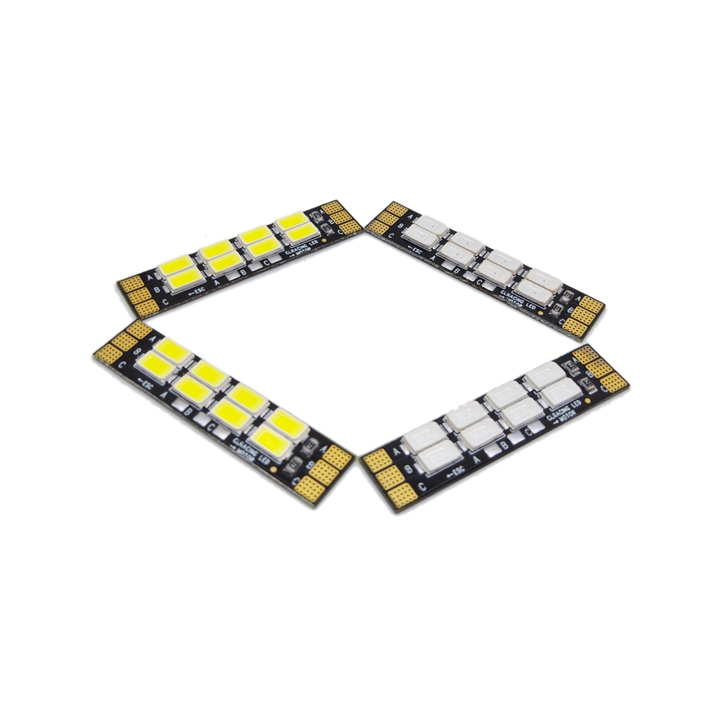 4 PCS Frame Arm LED Board Light 8 Bits 3-6S For RC Drone FPV Racing Multi Rotor