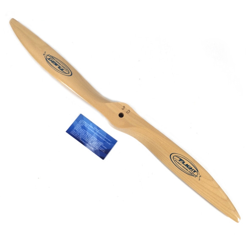 Flight Model PFLT3D16A-CW 1608 16*08 3D Wooden Propeller Blade For RC Airplane