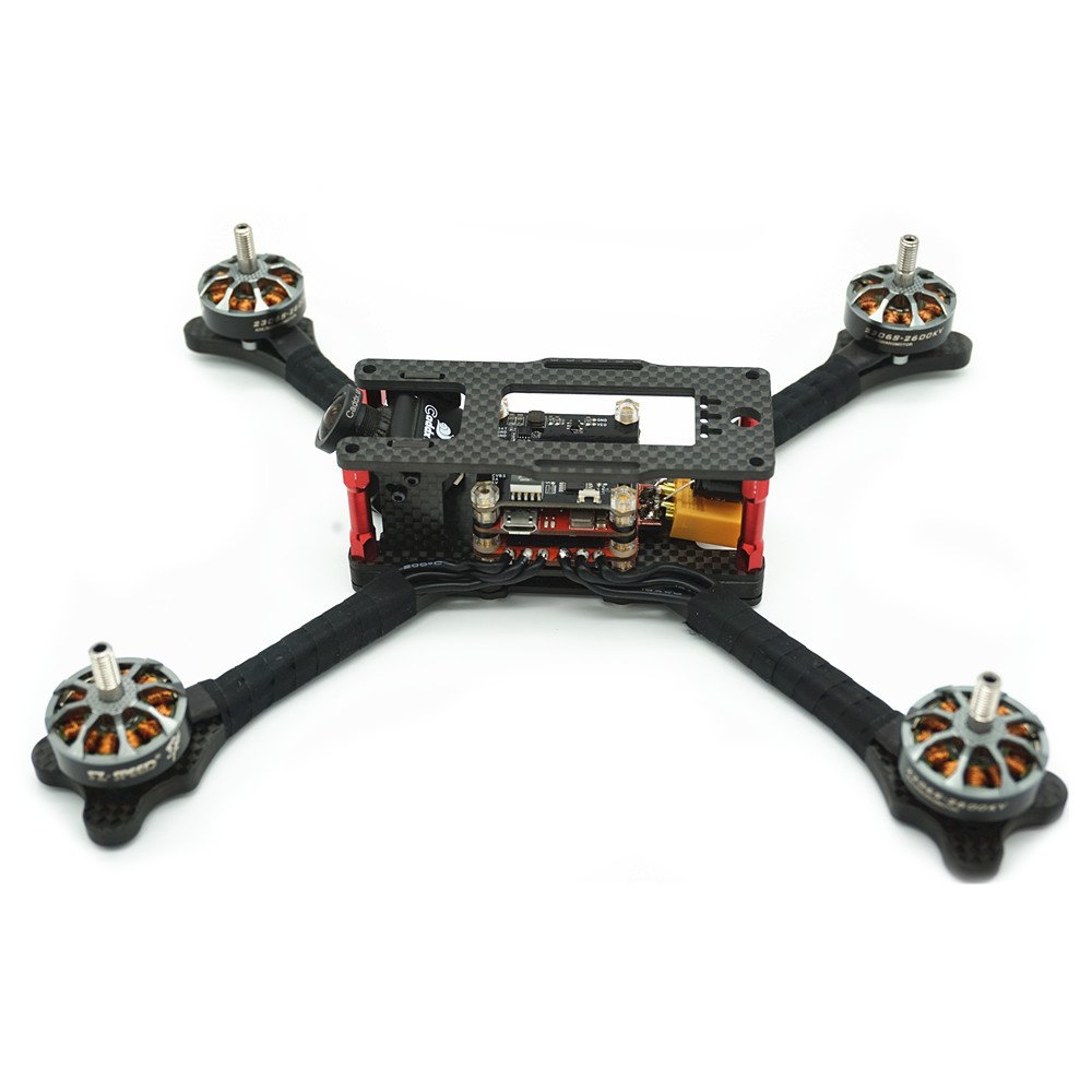 TTTRC Tank 225 225mm Carbon Fiber Frame Kit 6mm Arm Thickness for RC Drone FPV Racing