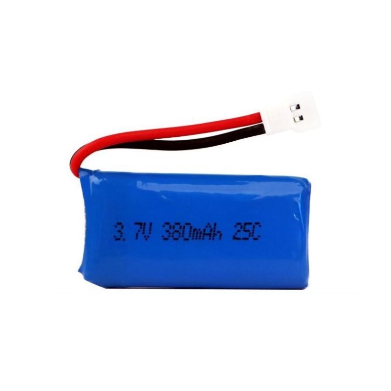 RC Quadcopter Spare Parts 3.7V 380mah 1S 25C Lipo Battery with USB charging cable