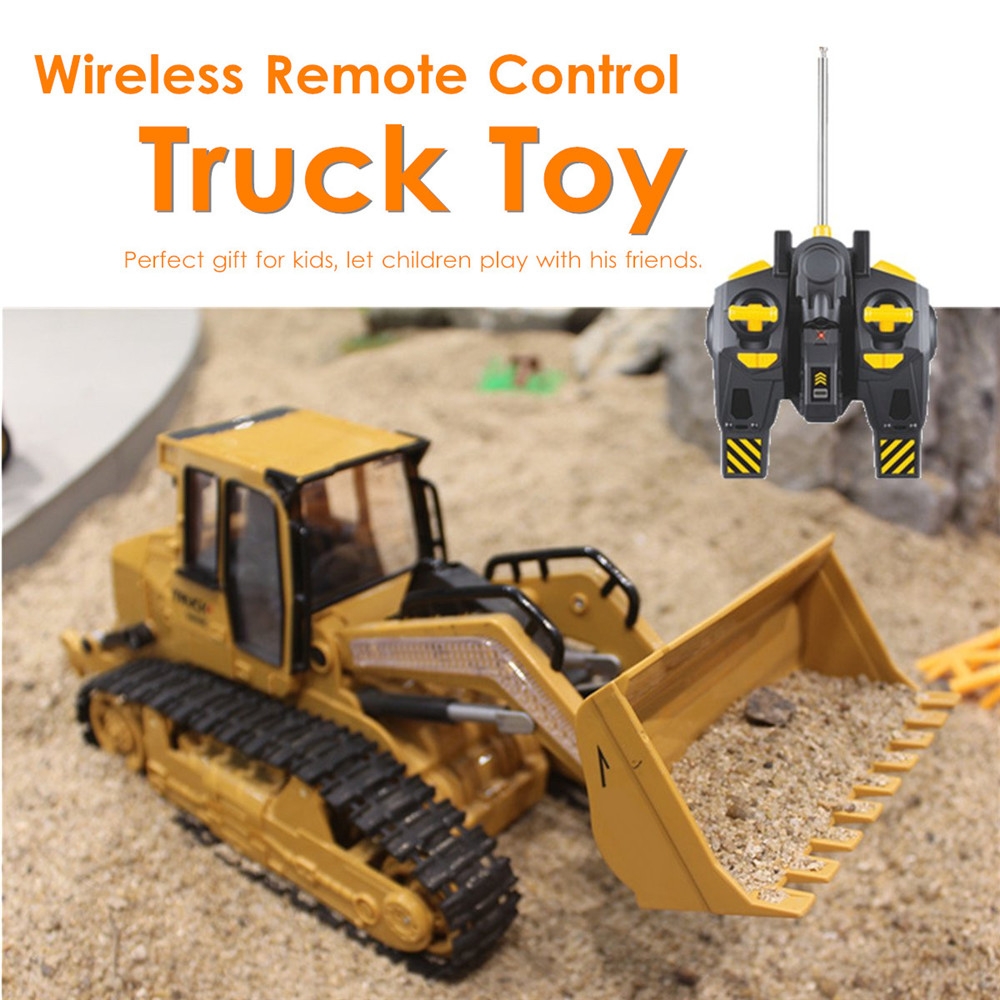 Xieming XM-6822L 1/12 2.4G 5CH Rc Car Truck Bulldozer Caterpillar Excavating Track Simulation Model Toys