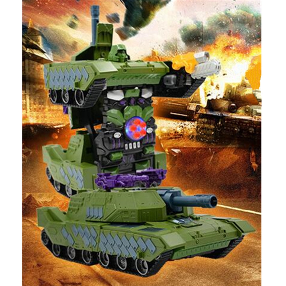 MZ 1/14 2.4G Rc Car Deformation Battle Robot Tank 360 Degree Rotated Dancing Toys