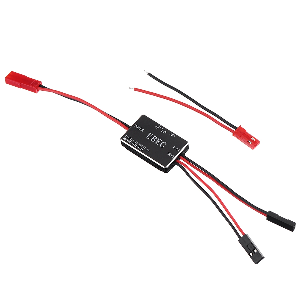 2 in 1 5V/12V 3A UBEC Voltage Stabilizer Step Down Module for 2-6S Lipo Battery