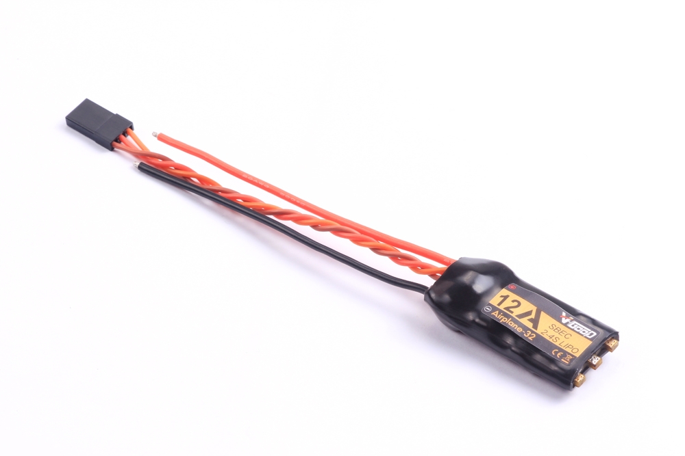 VGOOD 12A 2-4S 32-Bit Brushless ESC With 2A SBEC for Fixed Wing RC Airplane