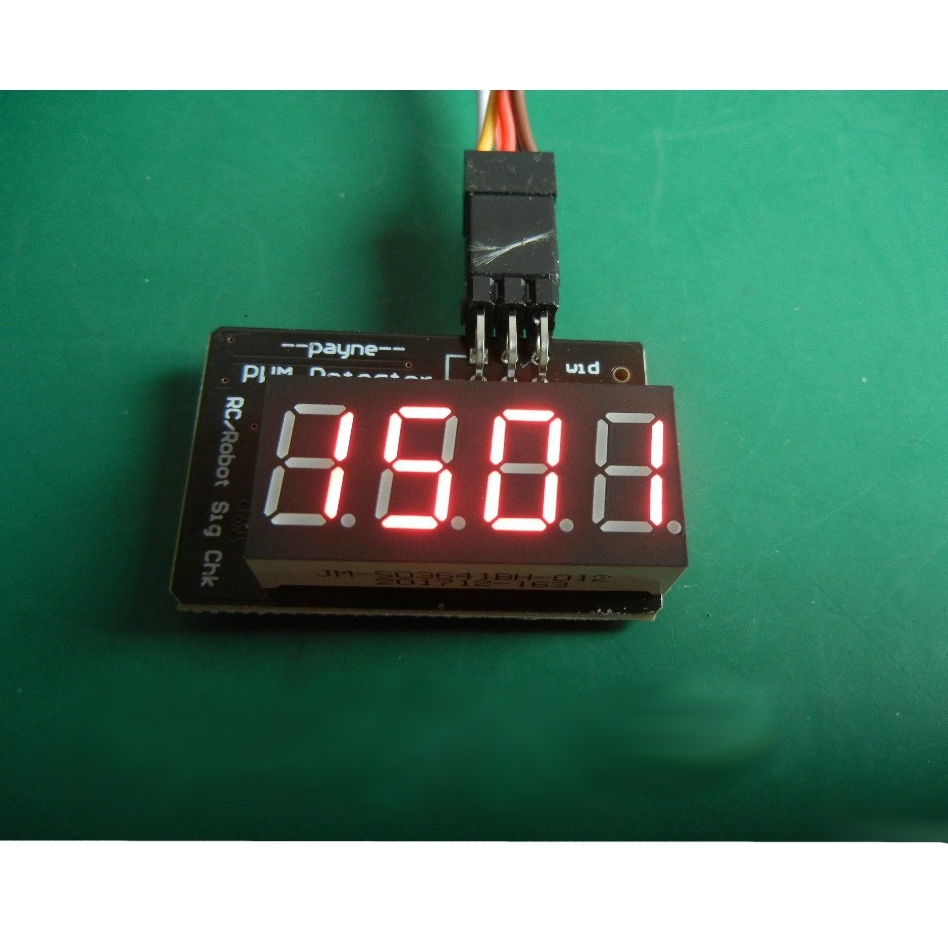 Upgraded PMW Tester Pulse Width Frequency Displayer for Servo Robot Remote Control Flight Controller Debugging Tool Double Row Pins