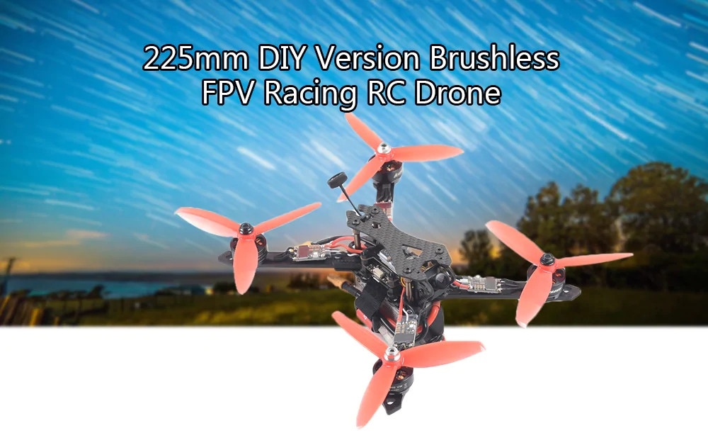 SKYSTARS STX225 DIY Version 225mm RC FPV Racing Drone PNP w/ F4 OSD 35A RGB LED 1200TVL 40CH 600mW VTX