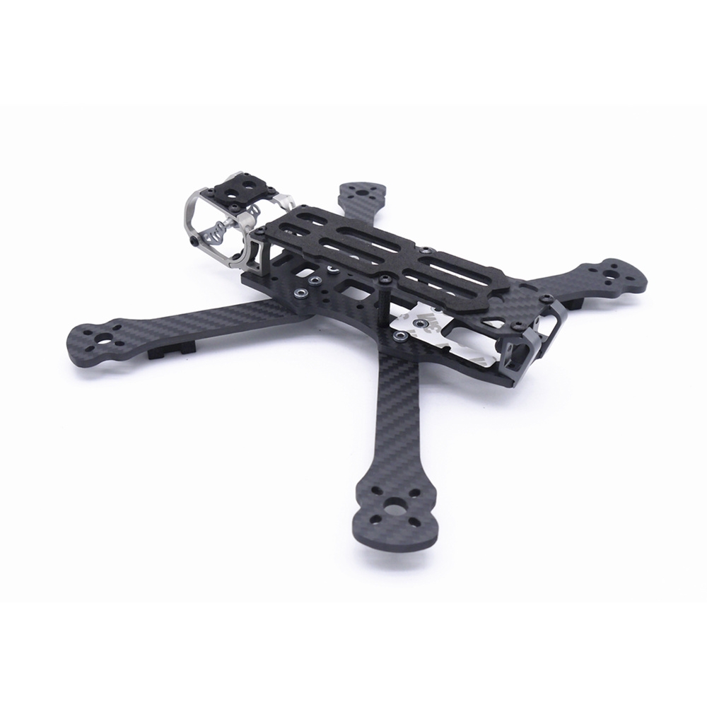 Fonster BB5 DJI Edition 5Inch Compressed X Carbon Fiber Quadcopter FPV Frame Kit 4mm Bottom Plate Compatible with DJI Air Unit