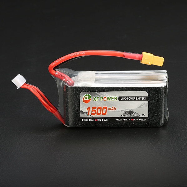 XF Power 14.8V 1500mAh 4S 45C Lipo Battery XT60 Plug