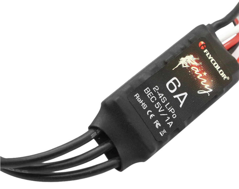 Flycolor Fairy Series 6A 2 - 4S BEC Brushless ESC for Drone