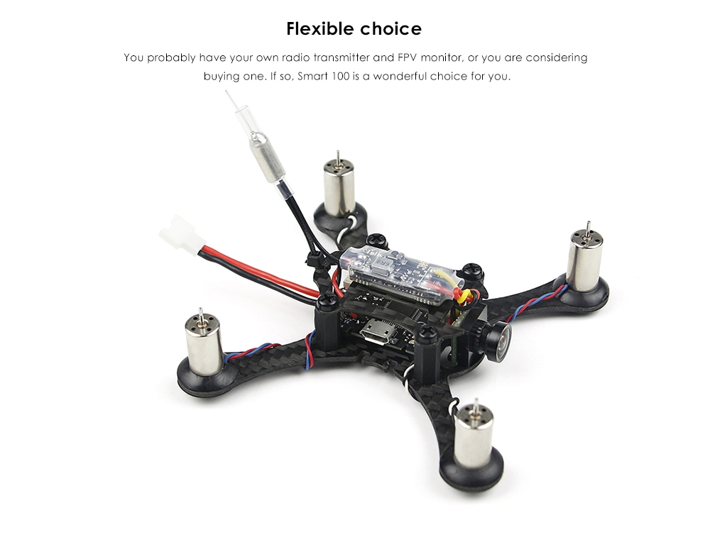 Smart 100 100mm Brushed RC Racing Drone - PNP