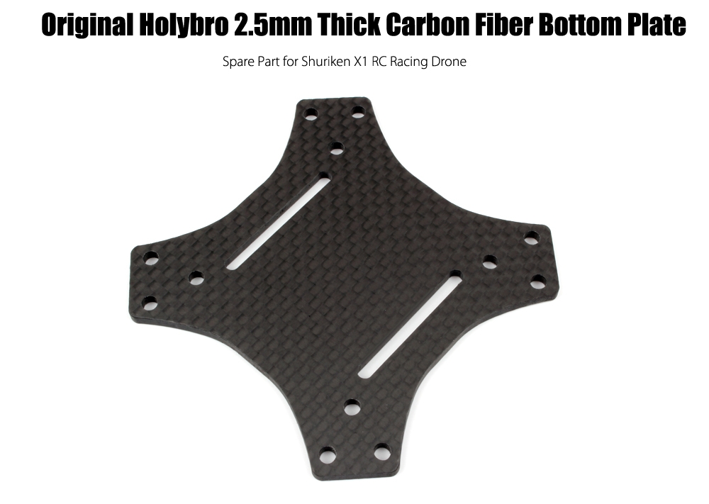 Original Holybro 2.5mm Thick Carbon Fiber Bottom Plate