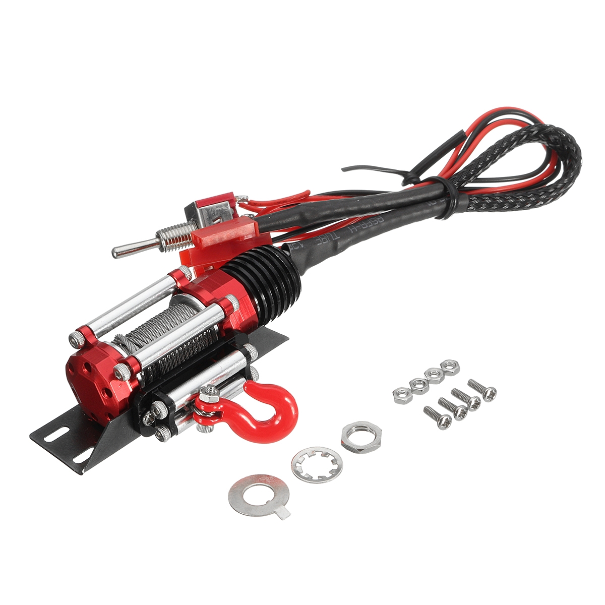  Winch Traction System For 1/10 Axial SCX10 Remote Control Automatic Crawler RC Car Parts