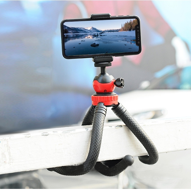 Octopus Tripod Spherical Panoramic Gimbal Bluetooth Control FPV For Smartphone SLR Gopro Camera