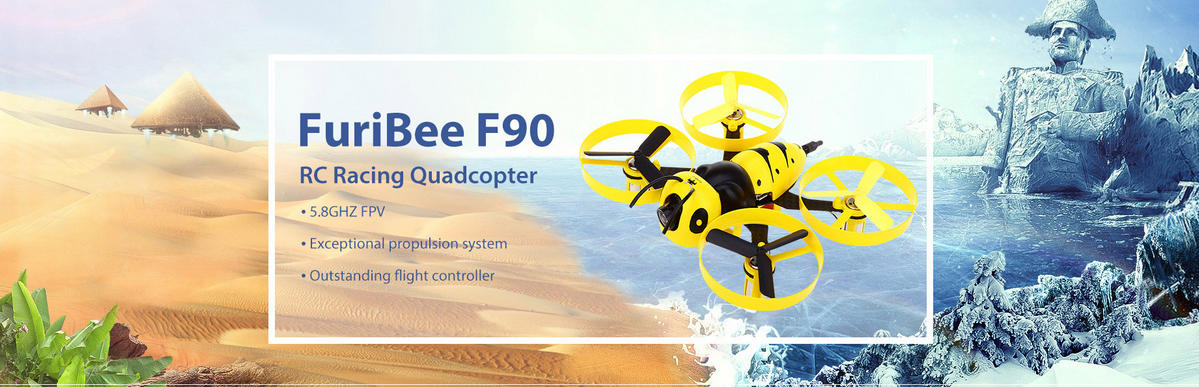 FuriBee F90 90mm Wasp FPV Racing Drone DIY Frame Kit - discounts